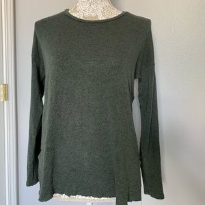 Deep green America eagles light sweater